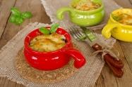 Жульен с курицей и грибами